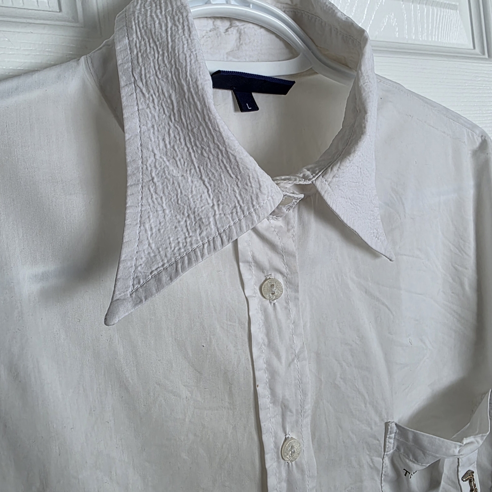 Trussardi White Casual Button Down Shirt - Picture 7 of 8